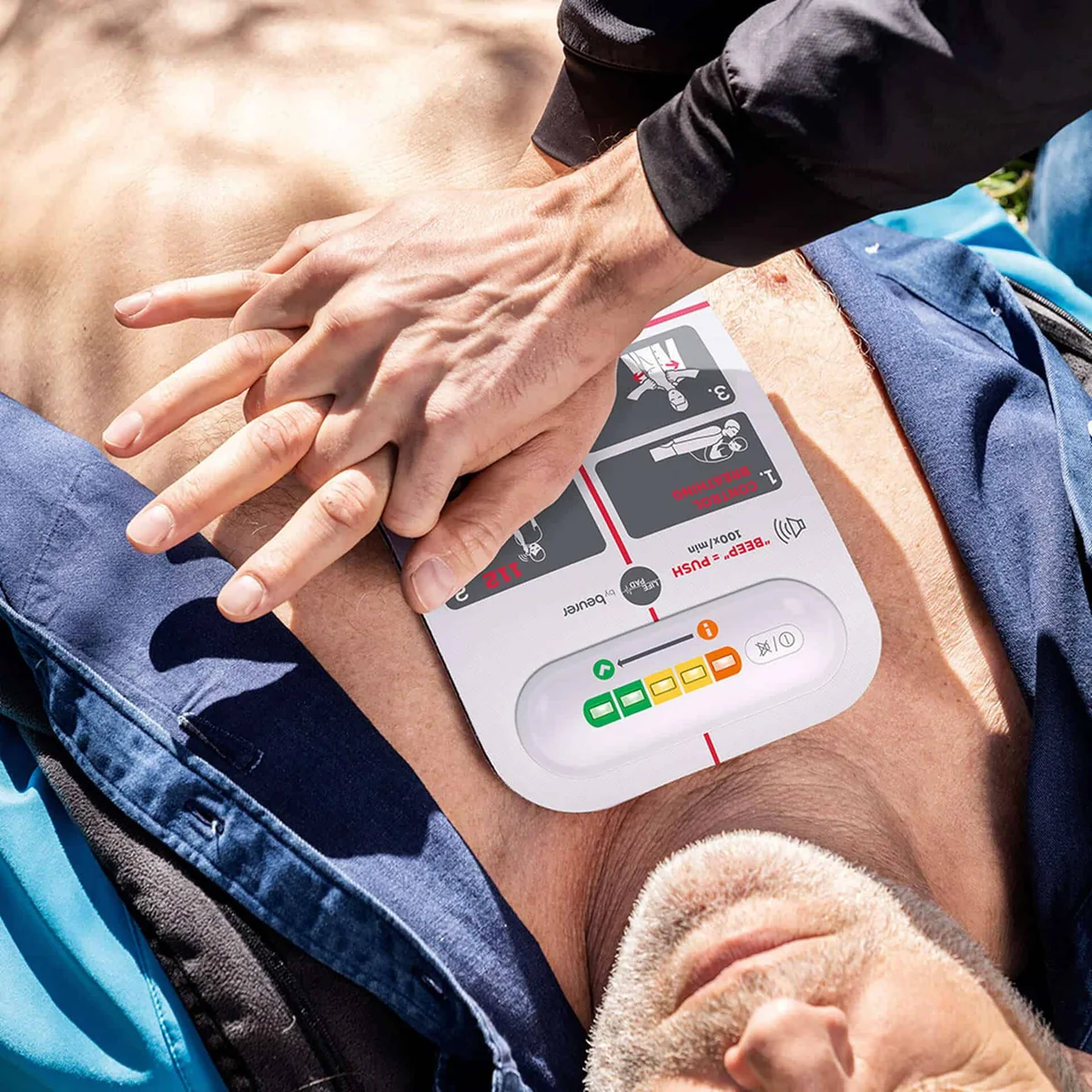 Dispozitiv auxiliar de resuscitare LifePad - Vedere alternativă