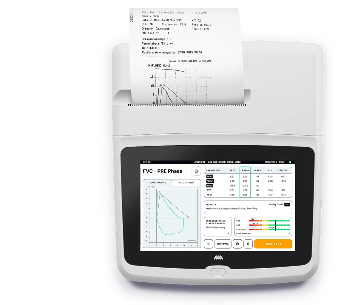 Spirometru profesional Spirolab Plus - 2